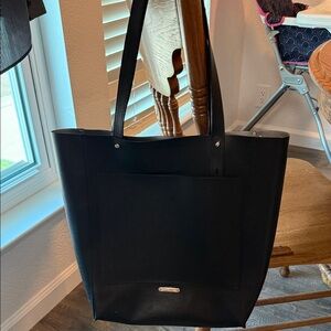 Rebecca Minkoff Black Tote Bag Leather